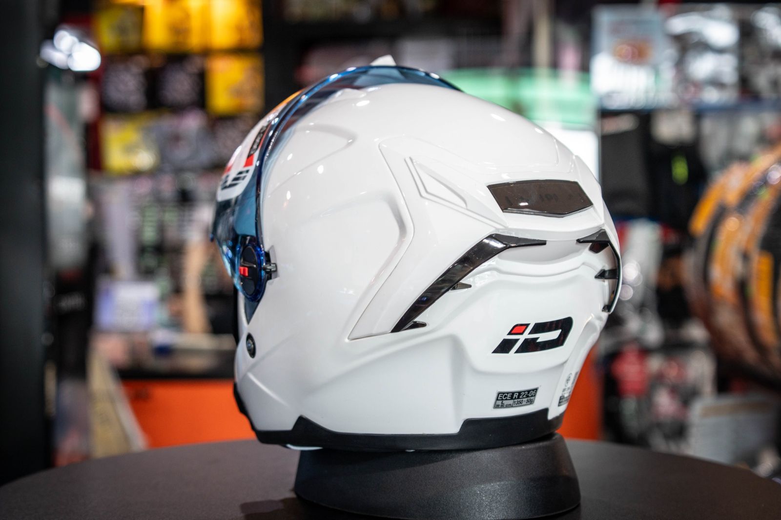 หมวกกันน็อค ID E-TRON รุ่นแว่น 2 ชั้น