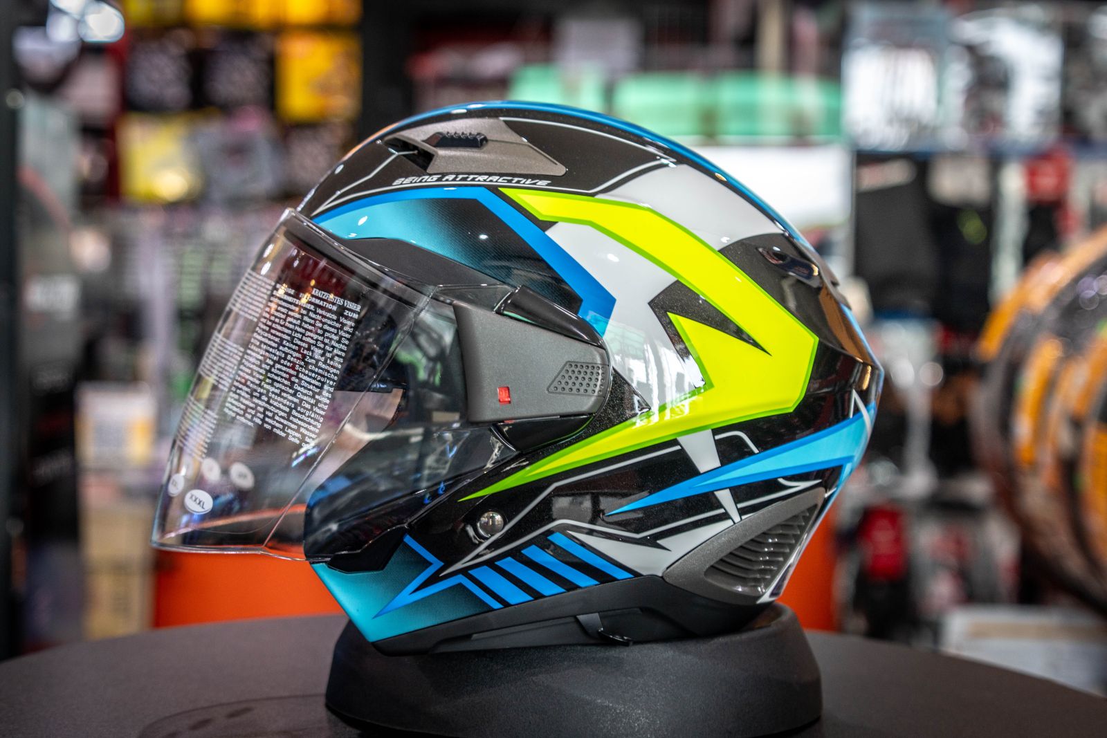หมวกกันน็อคครึ่งใบ ZEUS Helmets | ZS-611 TT29  ฟรี สปอยเลอร์สีสโมค