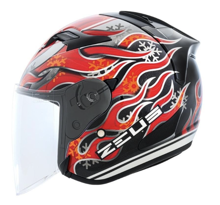 หมวกกันน็อค ZEUS-627 (Single Visor + Iridium Visor) แถมฟรี ชิลด์ปรอท