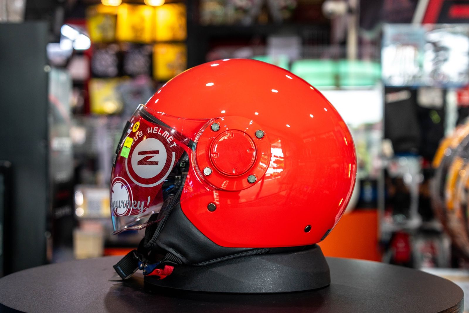 หมวกกันน็อค ZEUS ZS-217 BN2 | Red | Blue