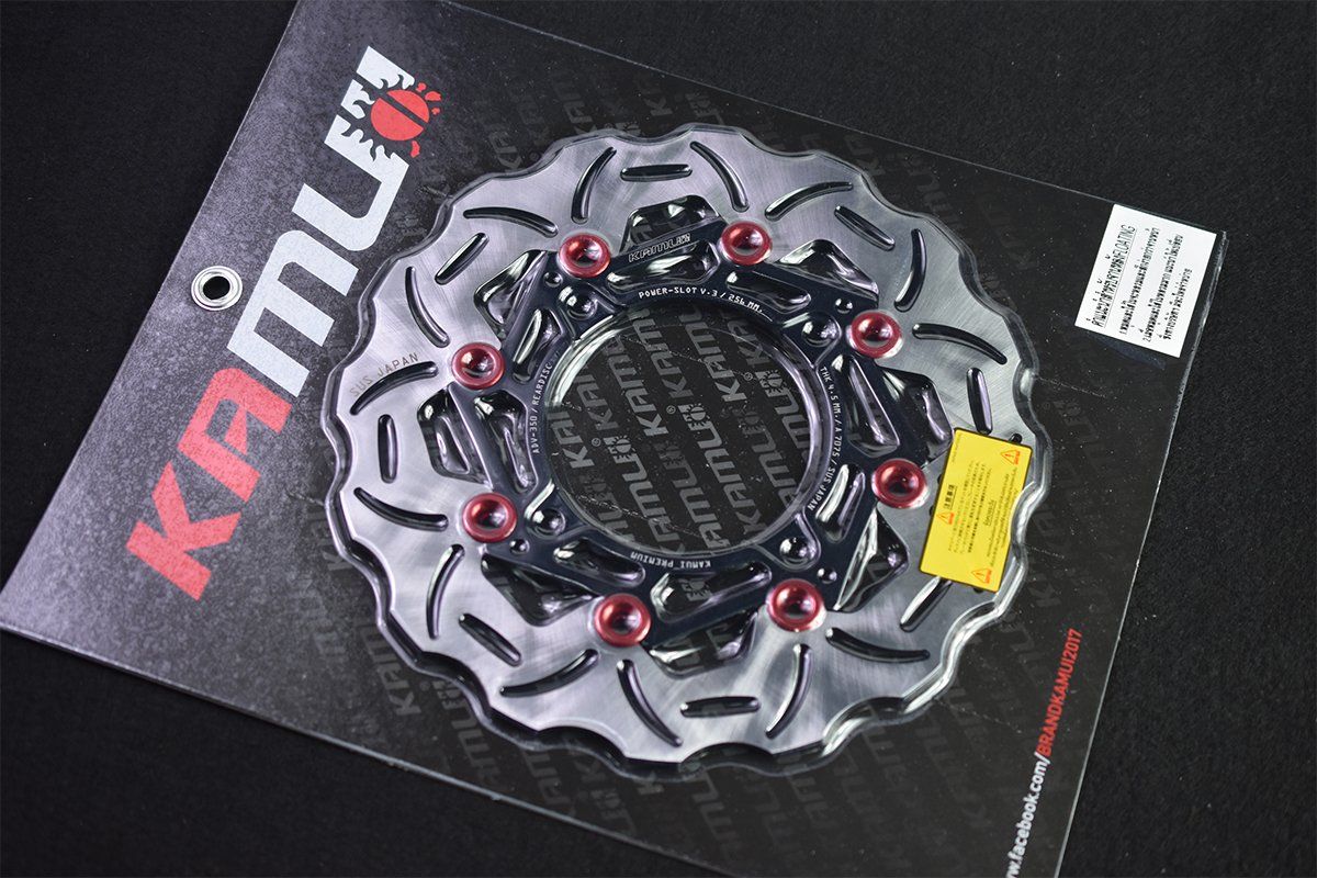 จานดิสก์ หลัง ADV-350 256 มิล. POWER-SLOT V.3 ADV350,Forza KAMUI