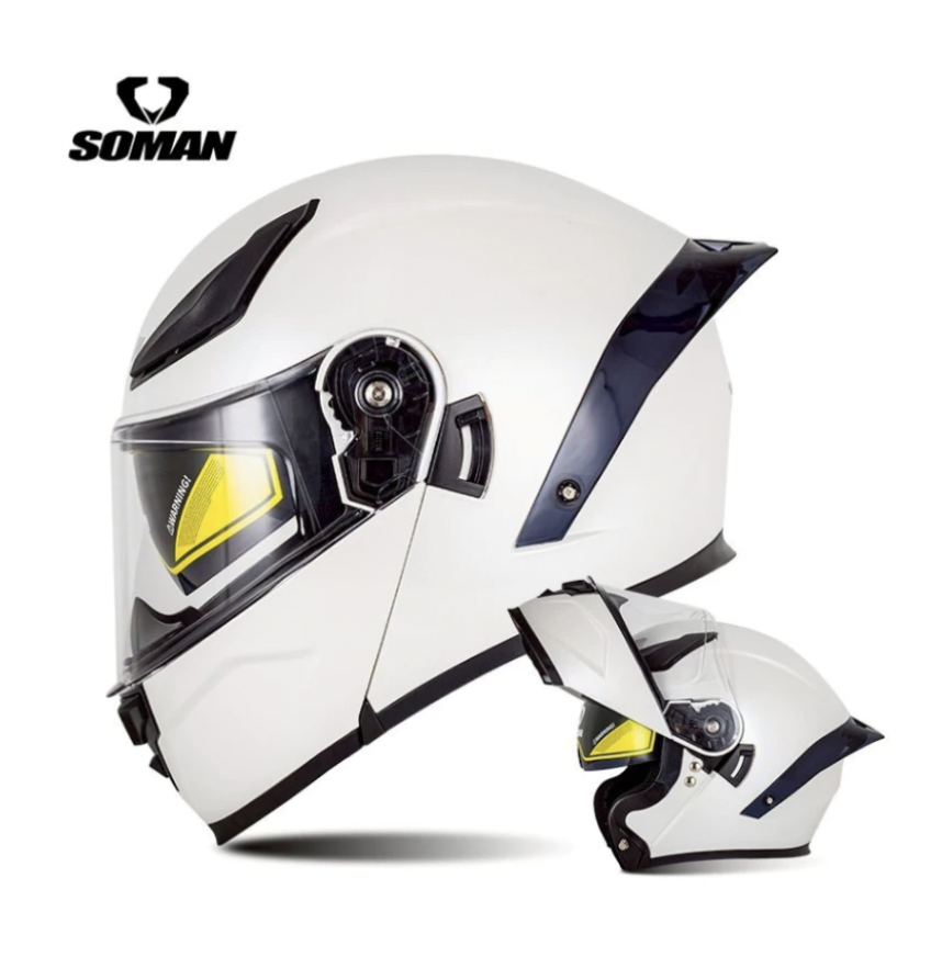 หมวกกันน็อคเปิดคาง SOMAN F2