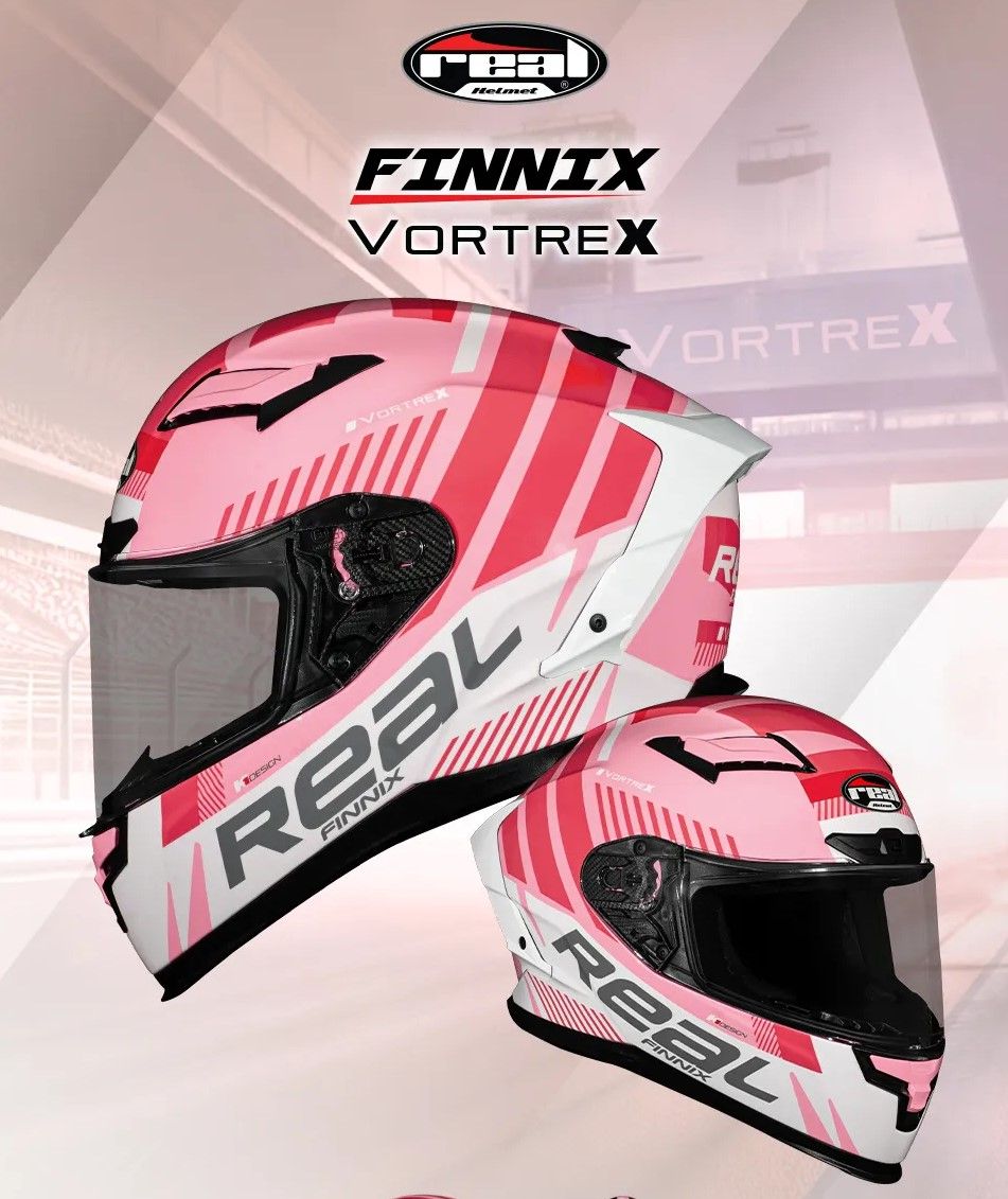 หมวกกันน็อครุ่นใหม่ล่าสุดจากหมวกกันน็อค Real FINNIX VORTREX
