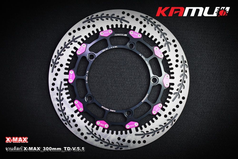 จานดิสก์ Xmax ขนาด 300 มิล  ลาย TD-V.5.1 KAMUI