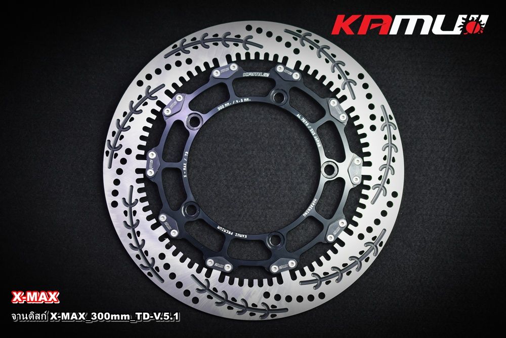 จานดิสก์ Xmax ขนาด 300 มิล  ลาย TD-V.5.1 KAMUI