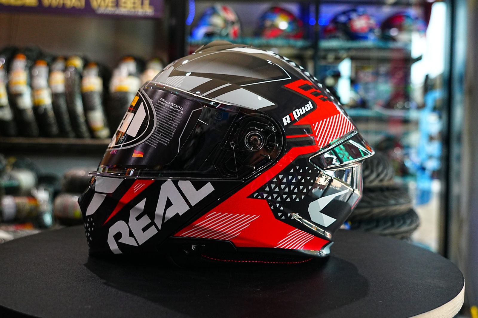 หมวกกันน็อค ยกคางได้ REAL ATLAS R1 DUAL