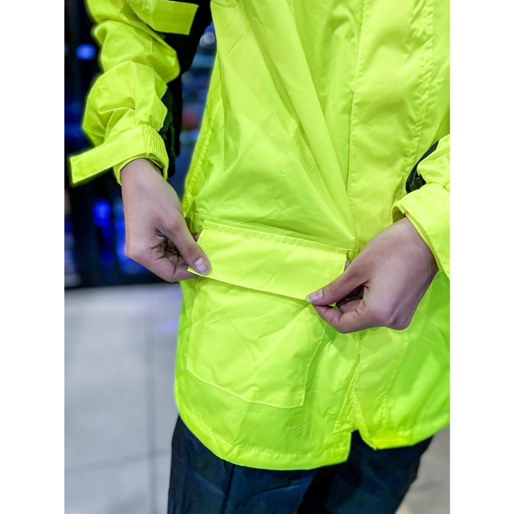 MOTOWOLF ชุดกันฝน รุ่น 0401 เสื้อและกางเกงกันฝน เสื้อกันฝนมีฮู๊ด (M001)