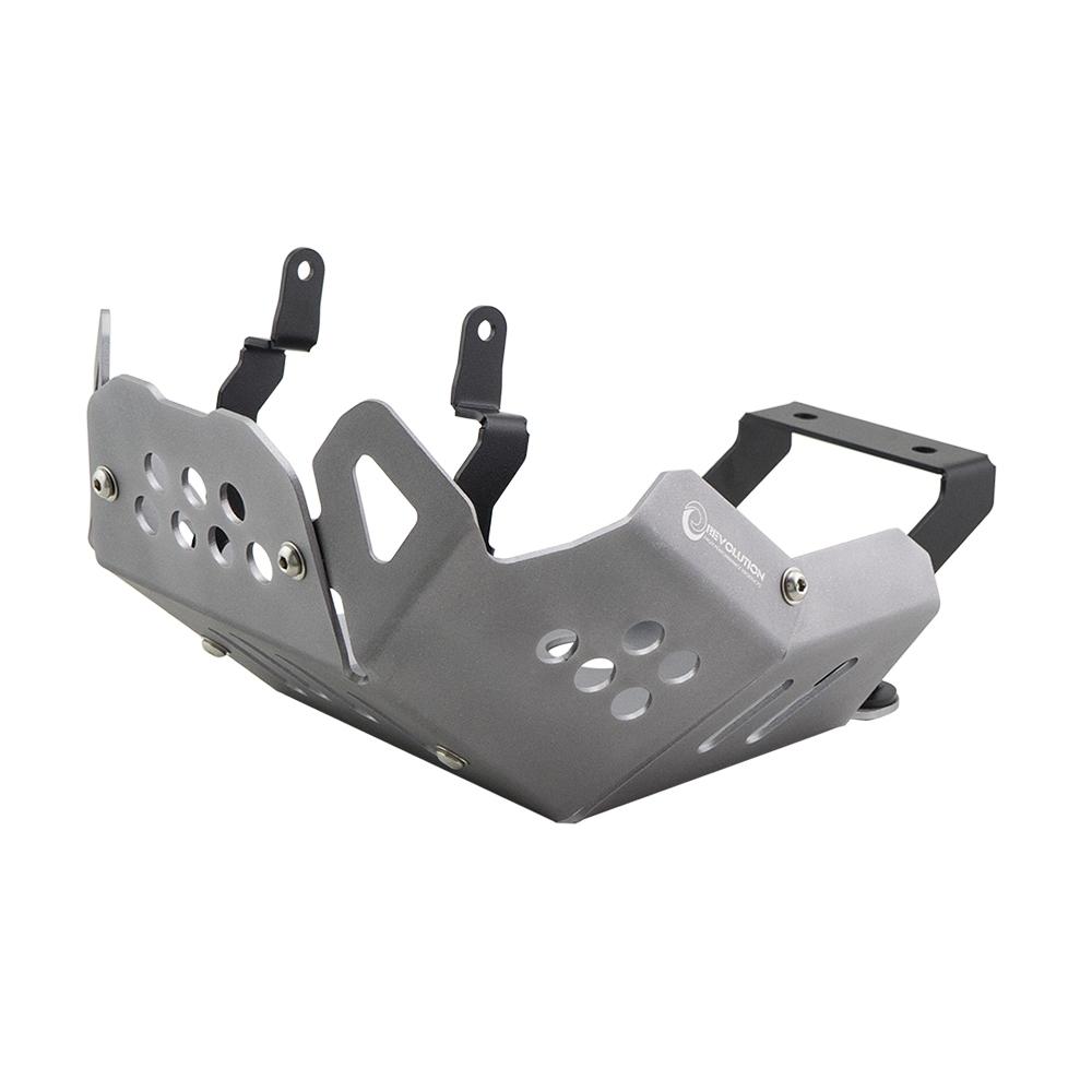 การ์ดท้องเครื่อง 2D (อลูมีเนียม) REVOLUTION ST-125 DAX, GROM, CT-125 (5 เกียร์) (0166) Honda