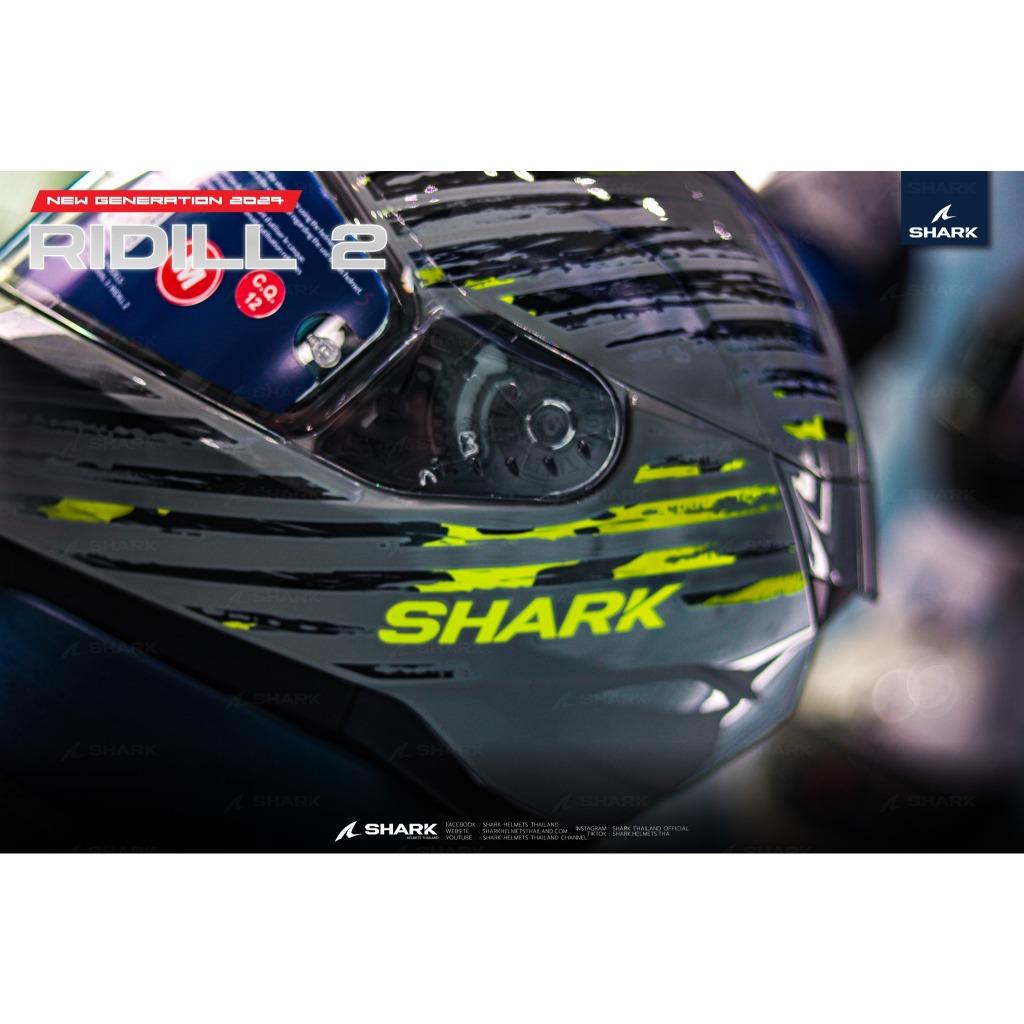หมวกกันน็อค SHARK RIDILL 2 Assya (SAY) (H003)(สอบถามขนาดไซส์หมวกได้ทางแชทร้านค่ะ)