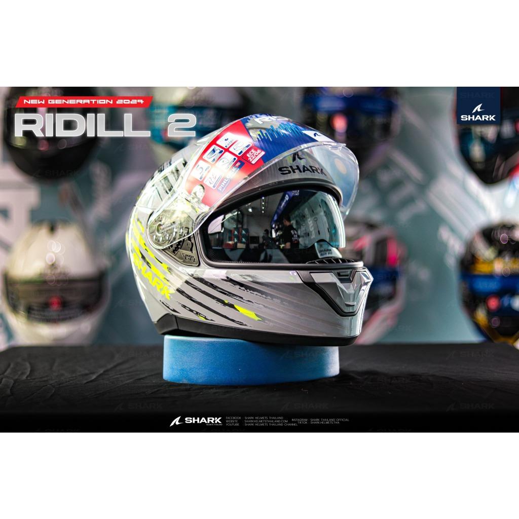 หมวกกันน็อค SHARK RIDILL 2 Assya (SAY) (H003)(สอบถามขนาดไซส์หมวกได้ทางแชทร้านค่ะ)