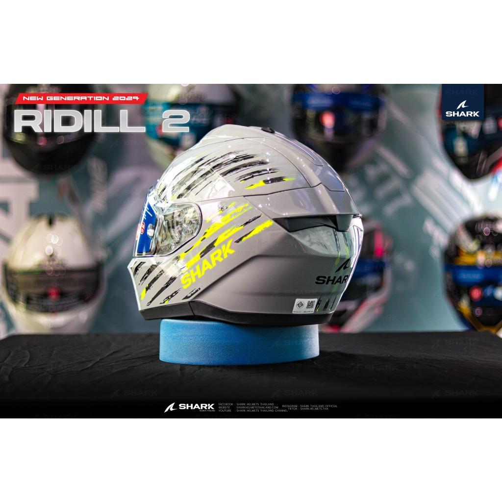 หมวกกันน็อค SHARK RIDILL 2 Assya (SAY) (H003)(สอบถามขนาดไซส์หมวกได้ทางแชทร้านค่ะ)