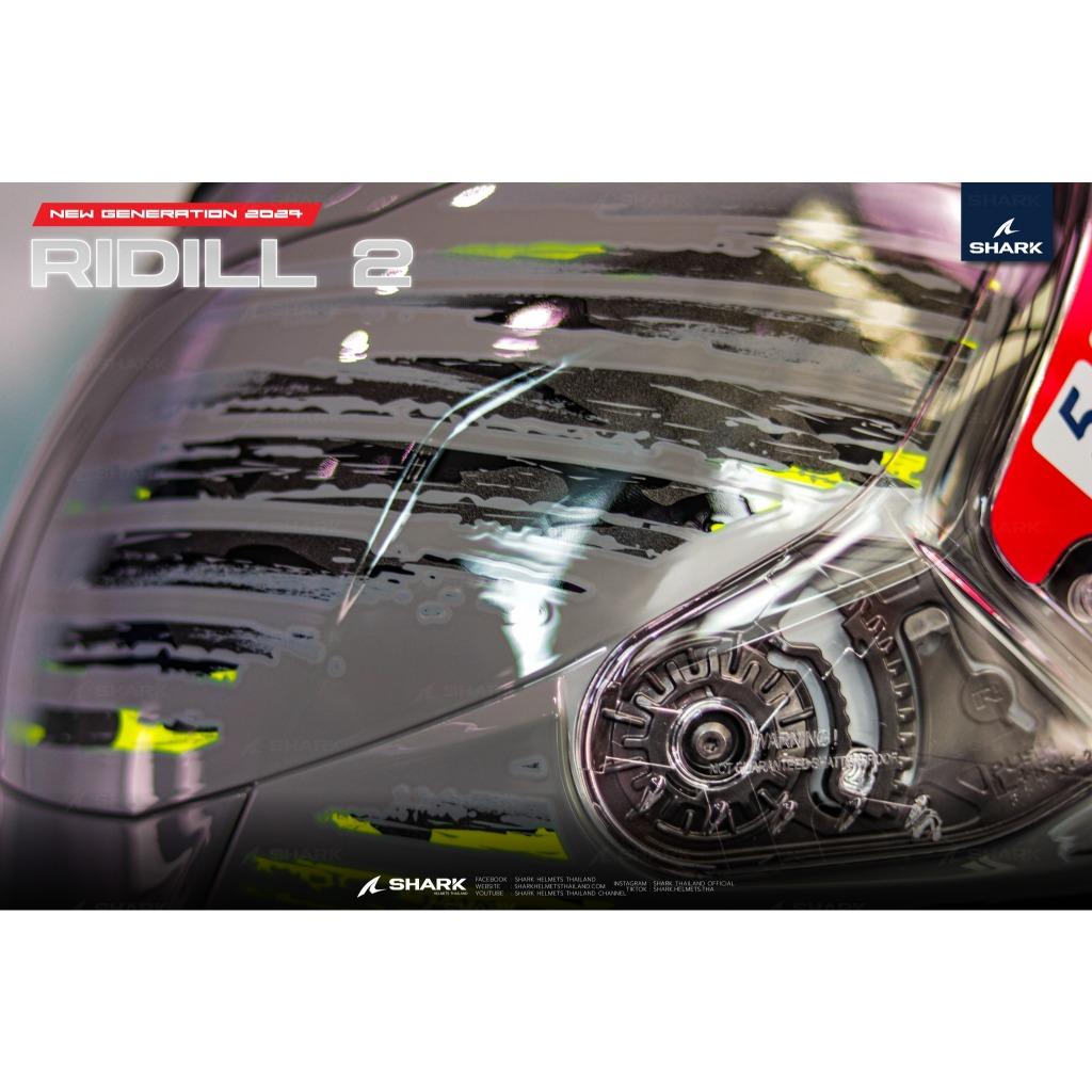หมวกกันน็อค SHARK RIDILL 2 Assya (SAY) (H003)(สอบถามขนาดไซส์หมวกได้ทางแชทร้านค่ะ)