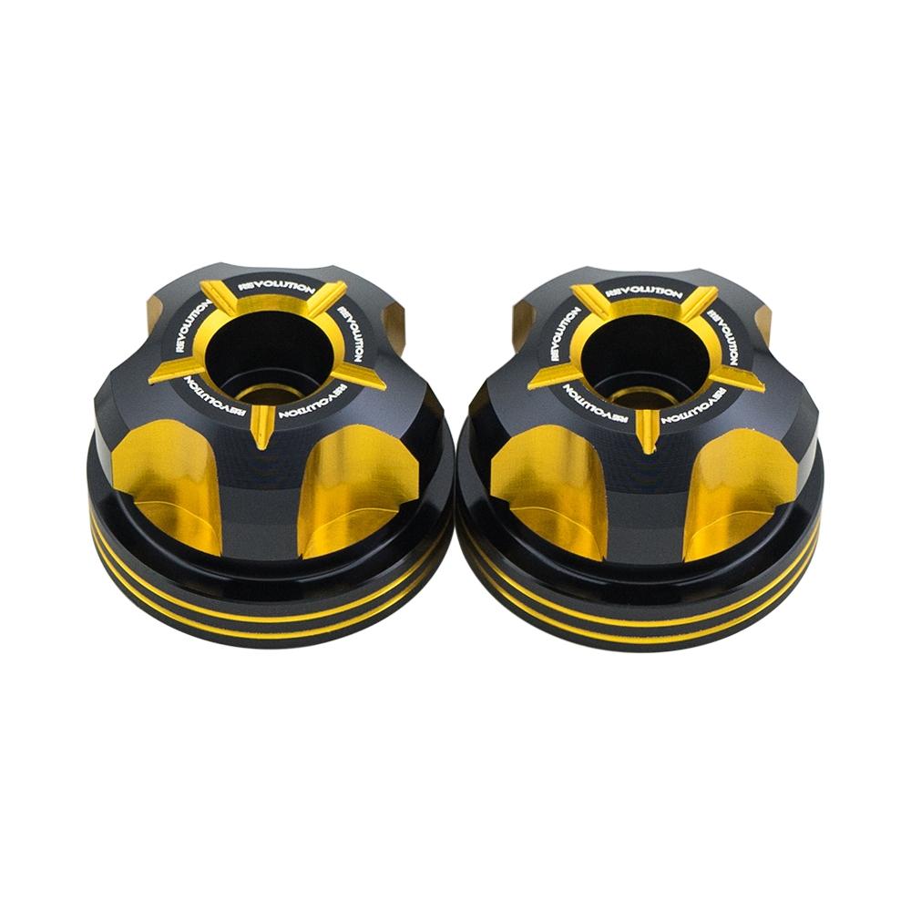 น๊อตปลายแฮนด์ (ทูโทน) REVOLUTION FORZA-350, X-MAX 300 ใช้ทั่วไป (31x20mm) (065)