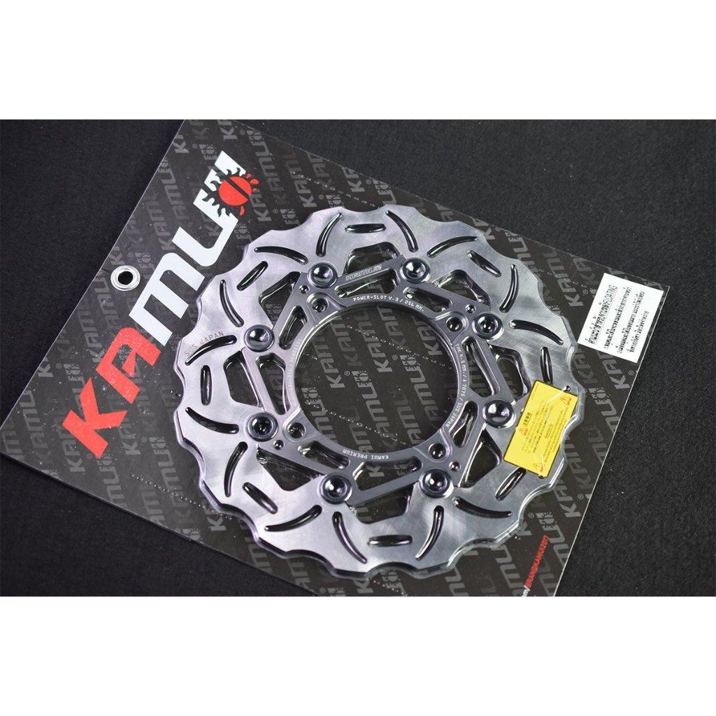 จานดิสก์ หลัง ADV-350 256 มิล. POWER-SLOT V.3 ADV350,Forza KAMUI (0363)