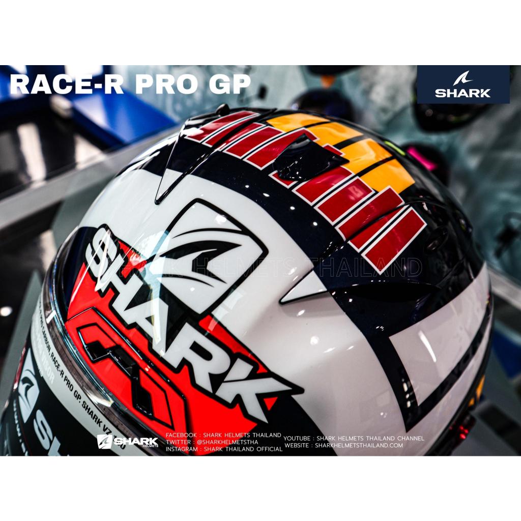 หมวกกันน็อค SHARK RACE-R PRO GP ZARCO SIGNATURE (BWR)