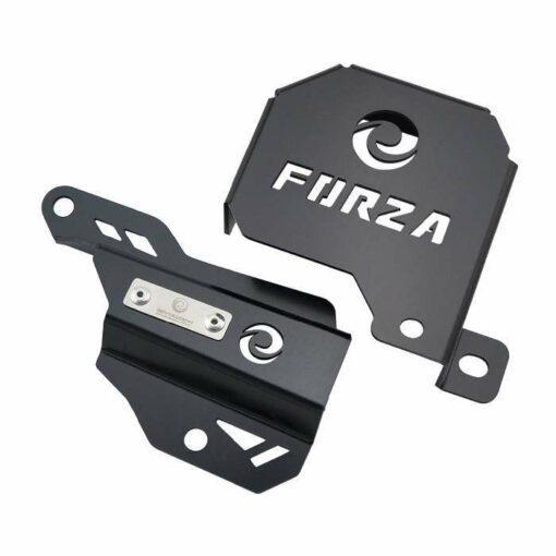 ฝาครอบคอยล์ไฟ+ครอบสายดีส (ลูมิเนียม) REVOLUTION FORZA-300, FORZA-350 NEW