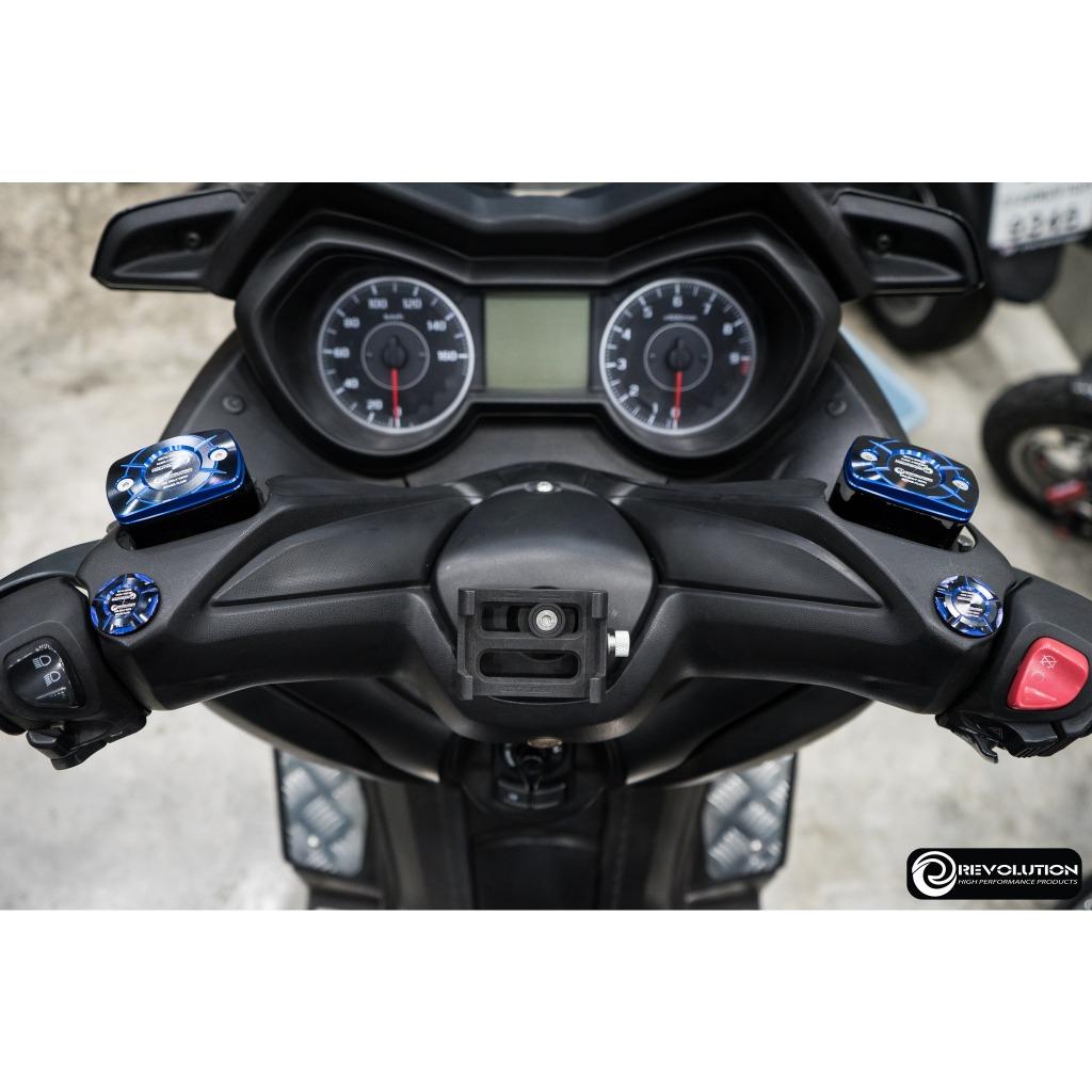 ฝาปิดกระปุกดิสเบรคหน้า (ทูโทน) REVOLUTION FORZA-300, FORZA-350, X-MAX 300, ST-125 DAX, C-125