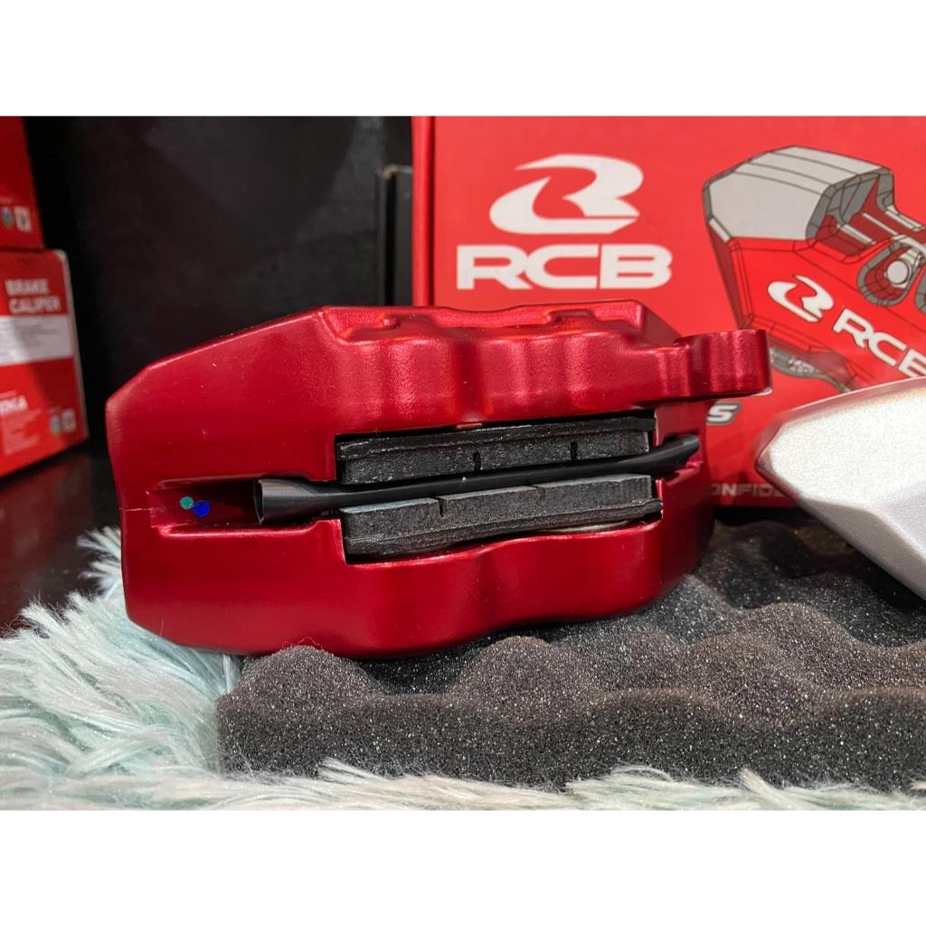 ใหม่ ปั้มเบรค ล่าง ทรง 4POT หูชิด RCB รุ่นR1 Series ฝั่งขวา CALIPER 4PISTON R1 (ประกัน6ปี)69
