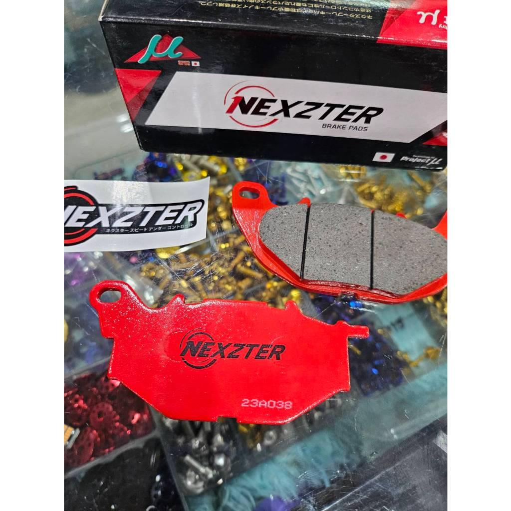 ผ้าเบรค NEXZTER หน้า 5960AA หลัง 6162AA สำหรับรถรุ่น R3 / MT03 / X-MAX