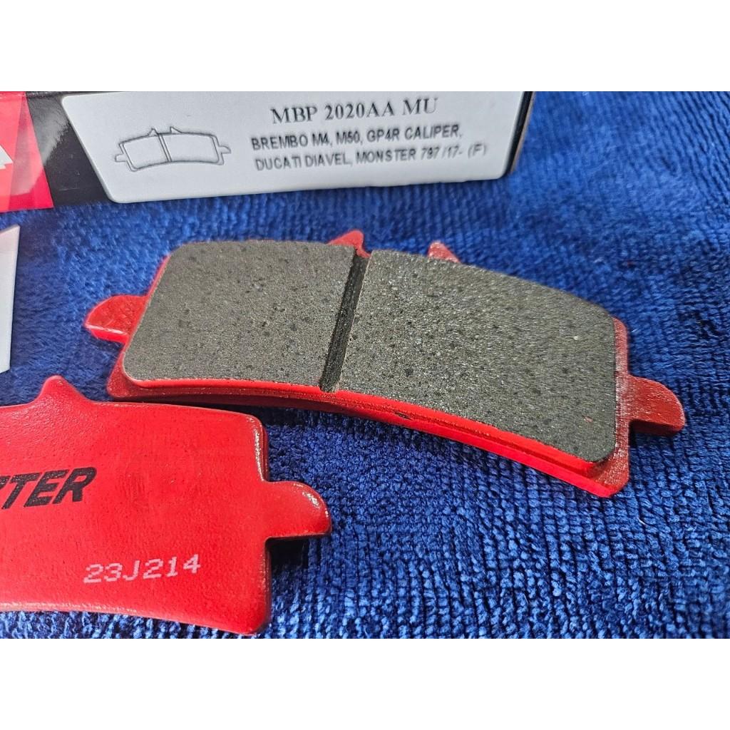ผ้าเบรคหน้า NEXZTER 2020AA สำหรับรถรุ่น BREMBO M4,GP4R,M50 / TRIUMPH / DUCATI / KTM / APRILLIA / BMW หลายรุ่น