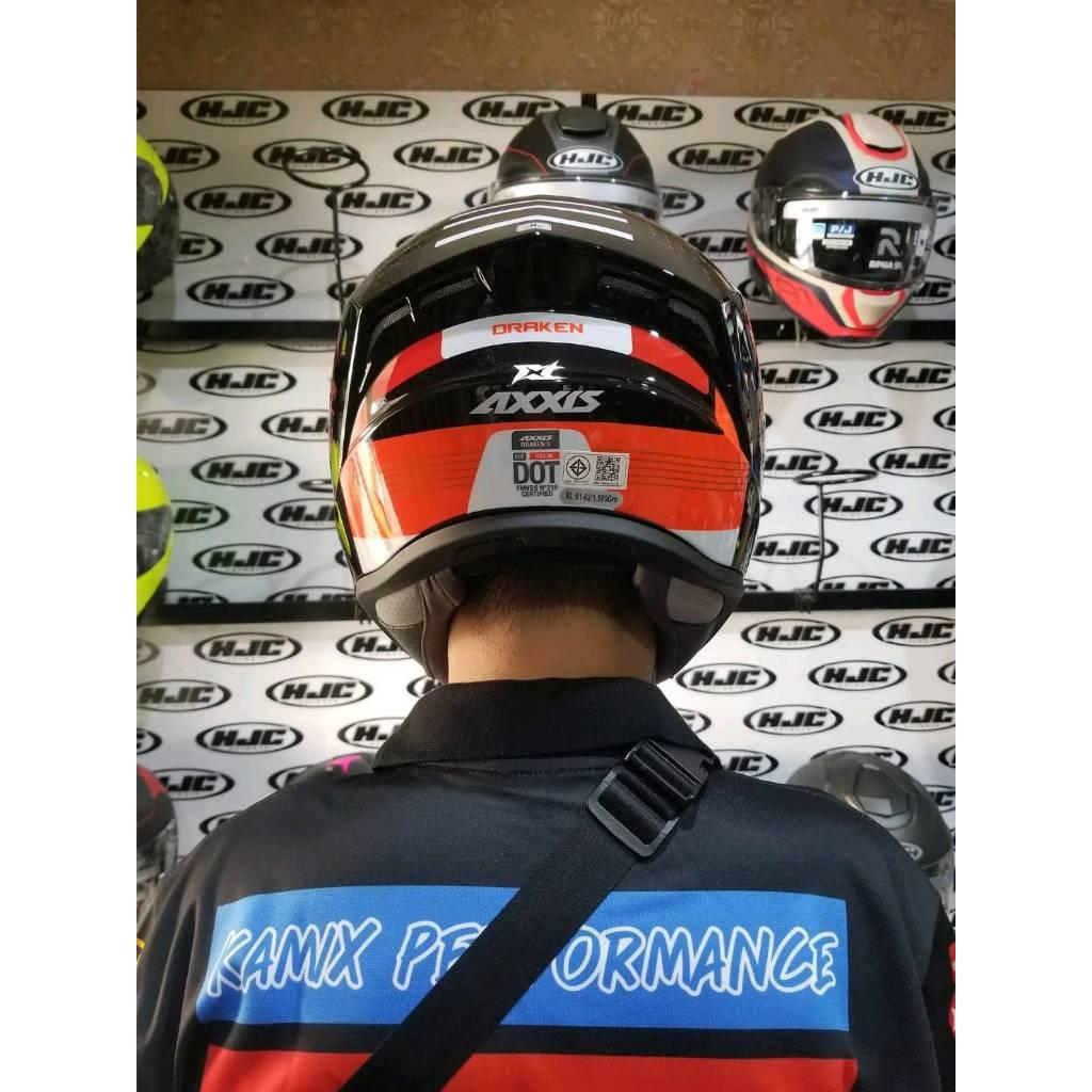 หมวกกันน็อค AXXIS Helmets รุ่น Draken S ลายใหม่ล่าสุด 2024