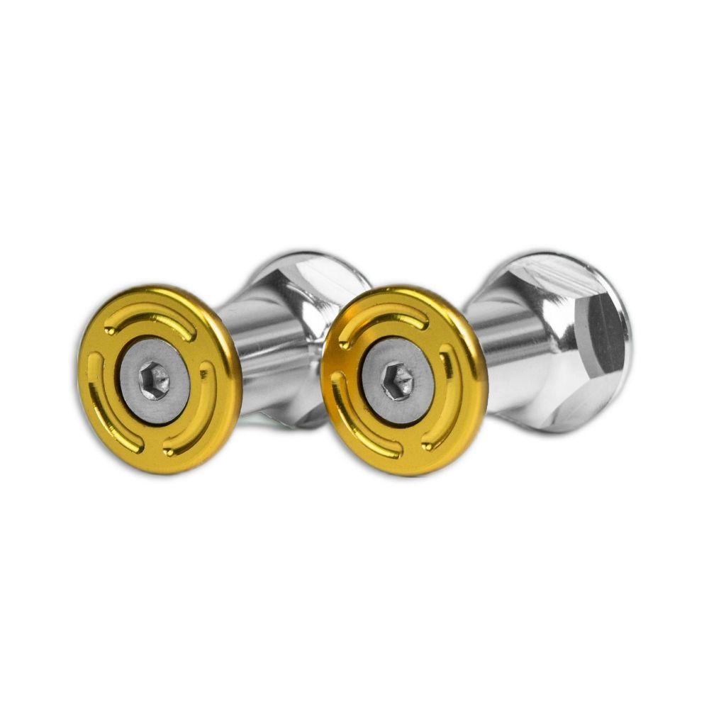 น๊อตตัวเมียยึดโช๊คหลัง CNC ยาว 49MM เกลียว M10x1.25 ติดตั้งได้ทั่วไป PIRANHA (0115)