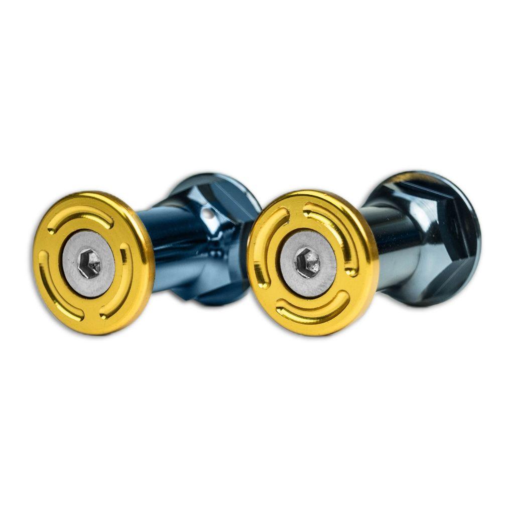 น๊อตตัวเมียยึดโช๊คหลัง CNC ยาว 49MM เกลียว M10x1.25 ติดตั้งได้ทั่วไป PIRANHA (0115)