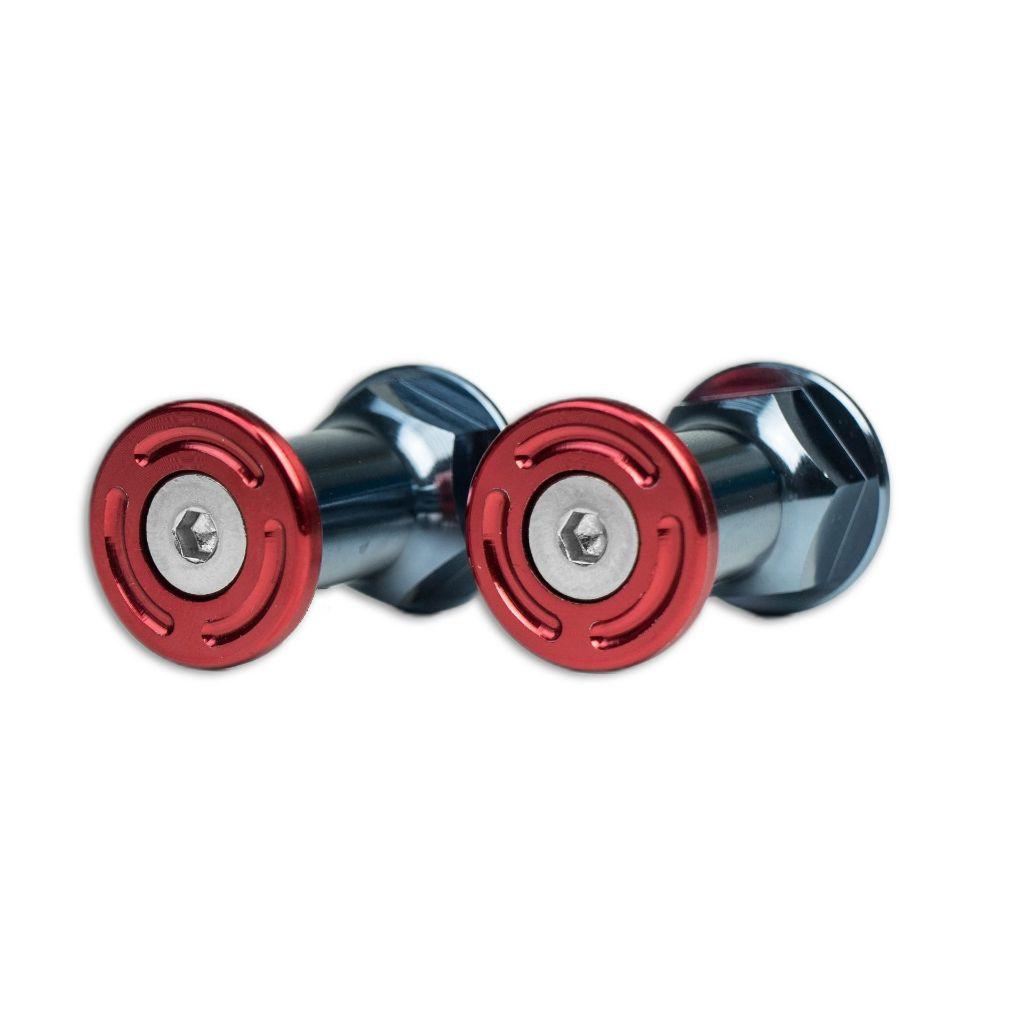 น๊อตตัวเมียยึดโช๊คหลัง CNC ยาว 49MM เกลียว M10x1.25 ติดตั้งได้ทั่วไป PIRANHA (0115)