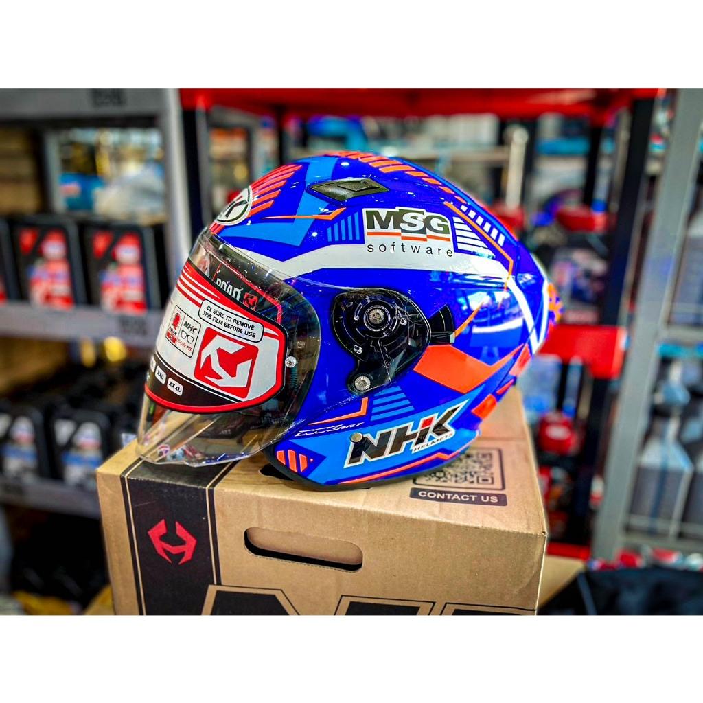 หมวกกันน็อค ครึ่งใบ NHK Model S1 GP PRO ลายใหม่ล่าสุด มี4ลาย