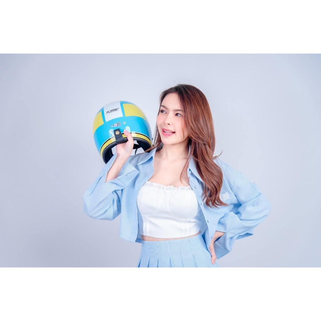 หมวกกันน็อค ทรงวินเทจครึ่งใบ KRE รุ่นKT66