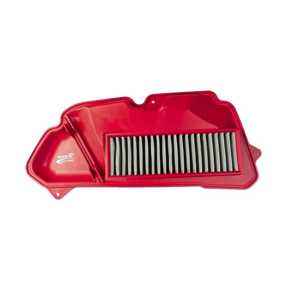 ใส้กรองอากาศ สีแดง แบบสแตนเลส สำหรับ HONDA Giorno+ / LEAD125 4V CR Racing กรองอากาศ