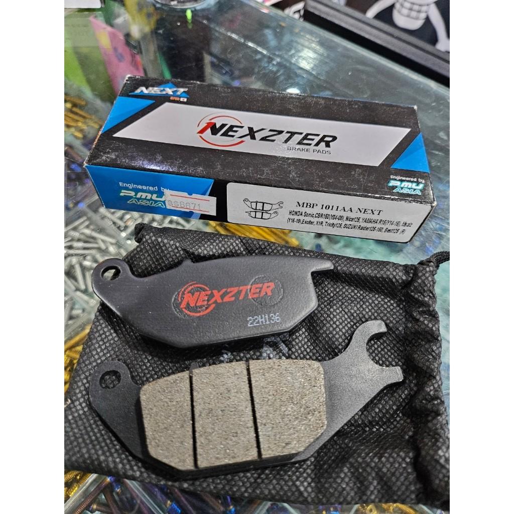 9. ผ้าเบรคหลัง NEXZTER 1011AA สำหรับรถรุ่น YAMAHA R15 / M-SLAZ / EXCITER