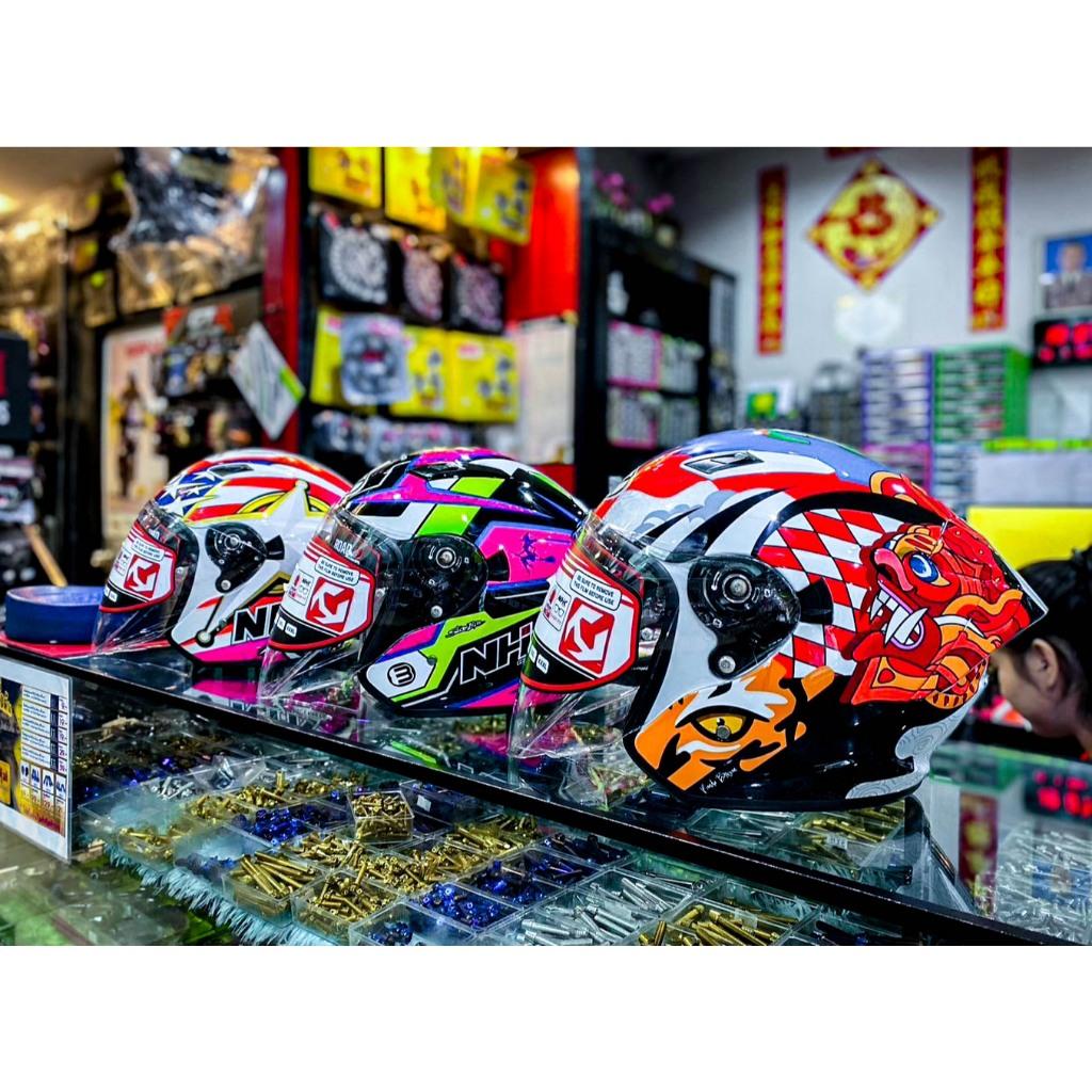 หมวกกันน็อค ครึ่งใบ NHK HELMETS2 Model : S1 GP Pro VISOR