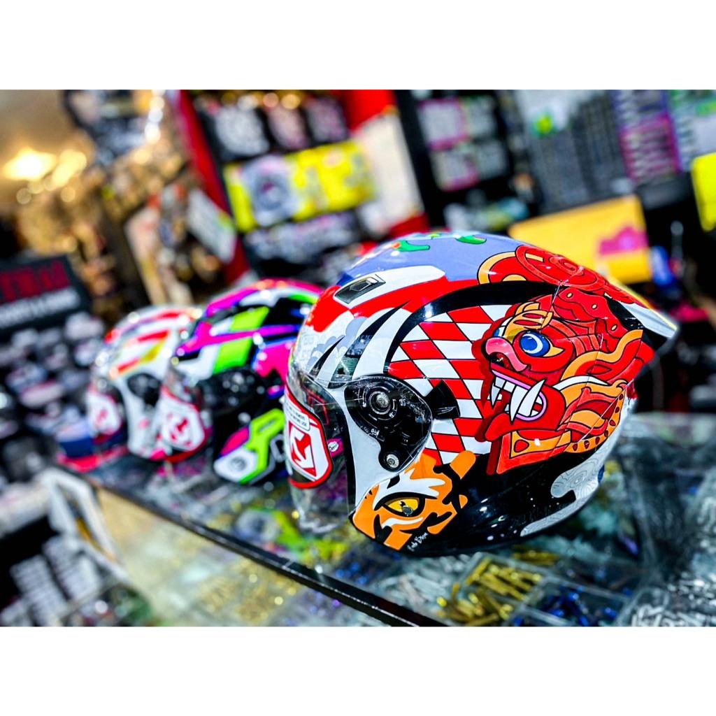 หมวกกันน็อค ครึ่งใบ NHK HELMETS2 Model : S1 GP Pro VISOR