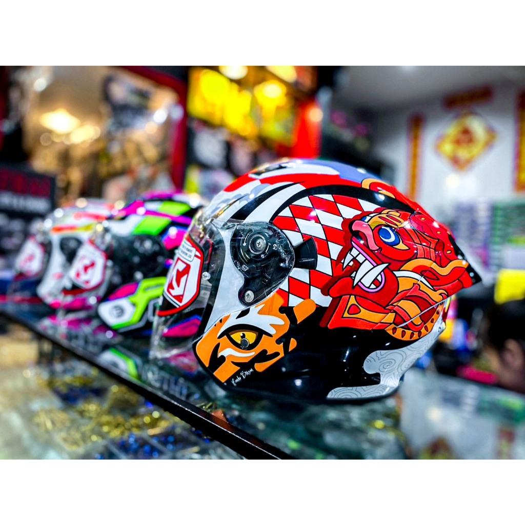 หมวกกันน็อค ครึ่งใบ NHK HELMETS2 Model : S1 GP Pro VISOR