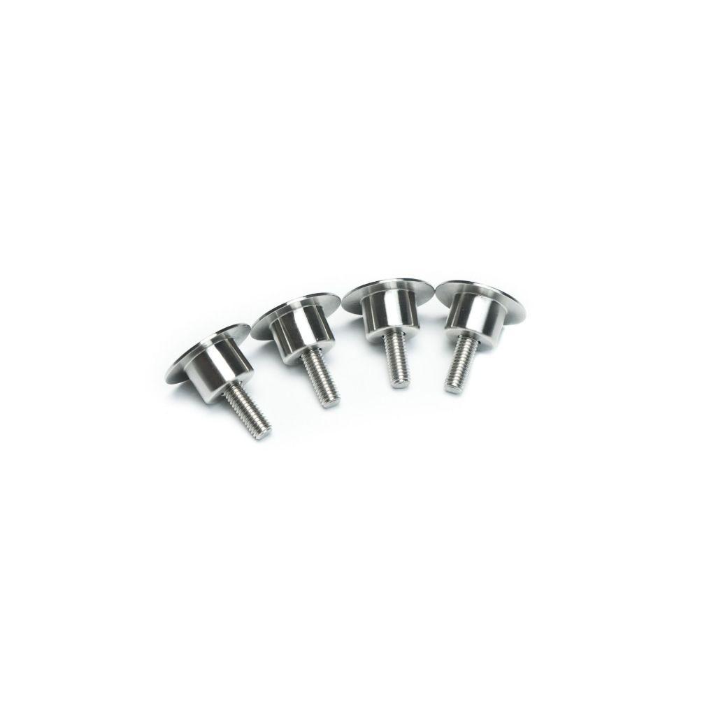 น๊อตพักเท้าสแตนเลส CNC LEAD-125 แบรนด์ CR RACING