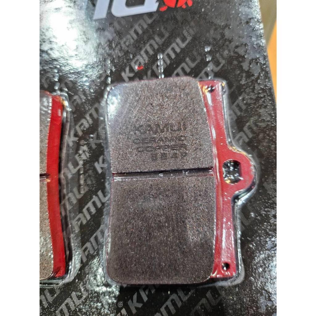 ผ้าเบรค ปั๊ม Brembo 4 Pot หูชิด ผ้าเบรค Ceramic Copper KAMUI สำหรับ ปั๊มBrembo 4 Pot หูชิด