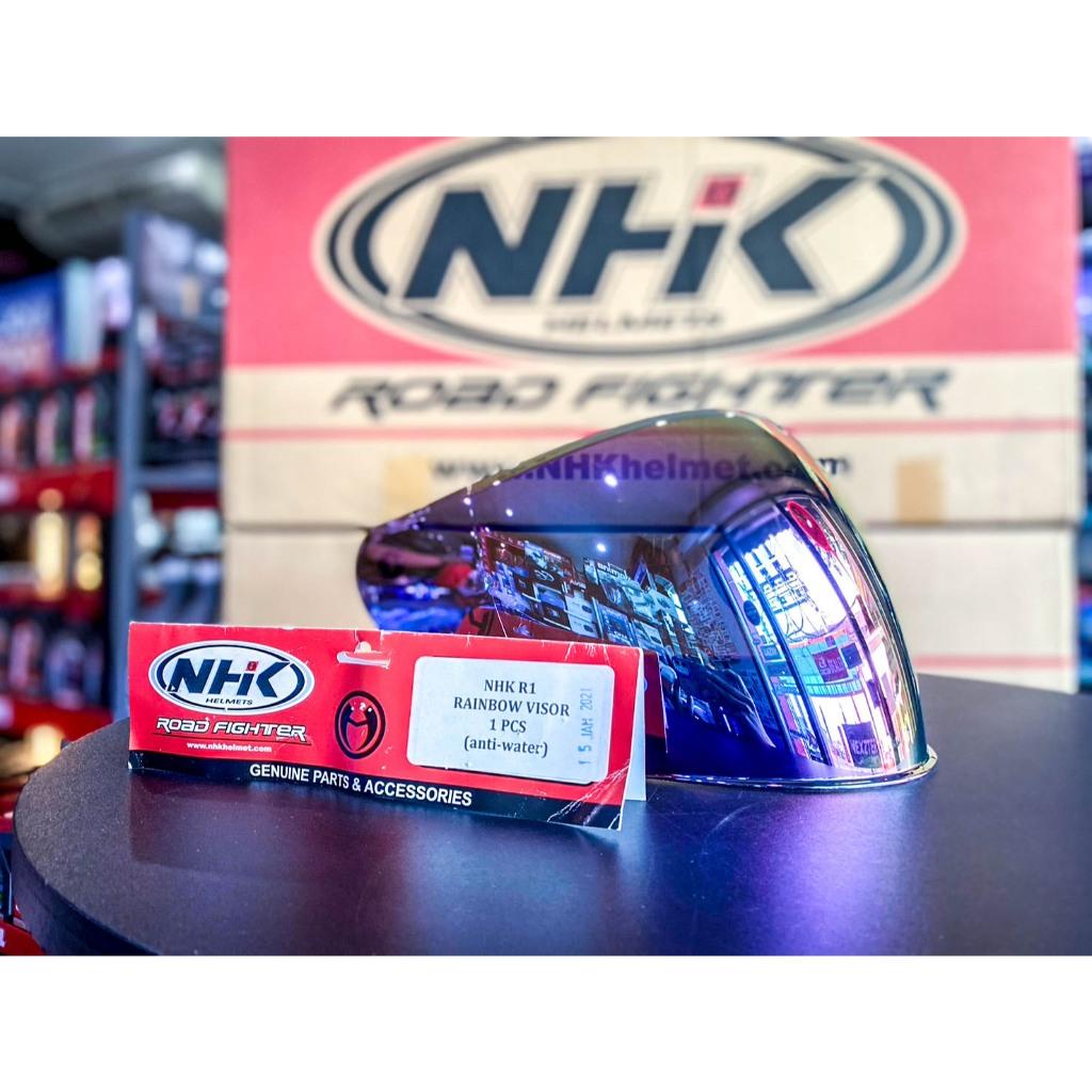 ลดด่วน!! หมวกกันน็อค ครึ่งใบ NHK Helmets R1 -SAMURAI -NAPOLEAN😈Open Face รุ่นมีแว่นสองชั้น กราฟฟิค แถมชิวหน้า