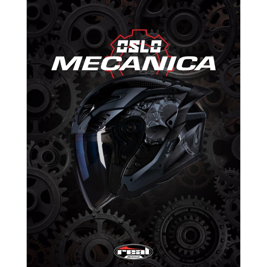 หมวก ครึ่งใบ REAL Oslo MECANICA