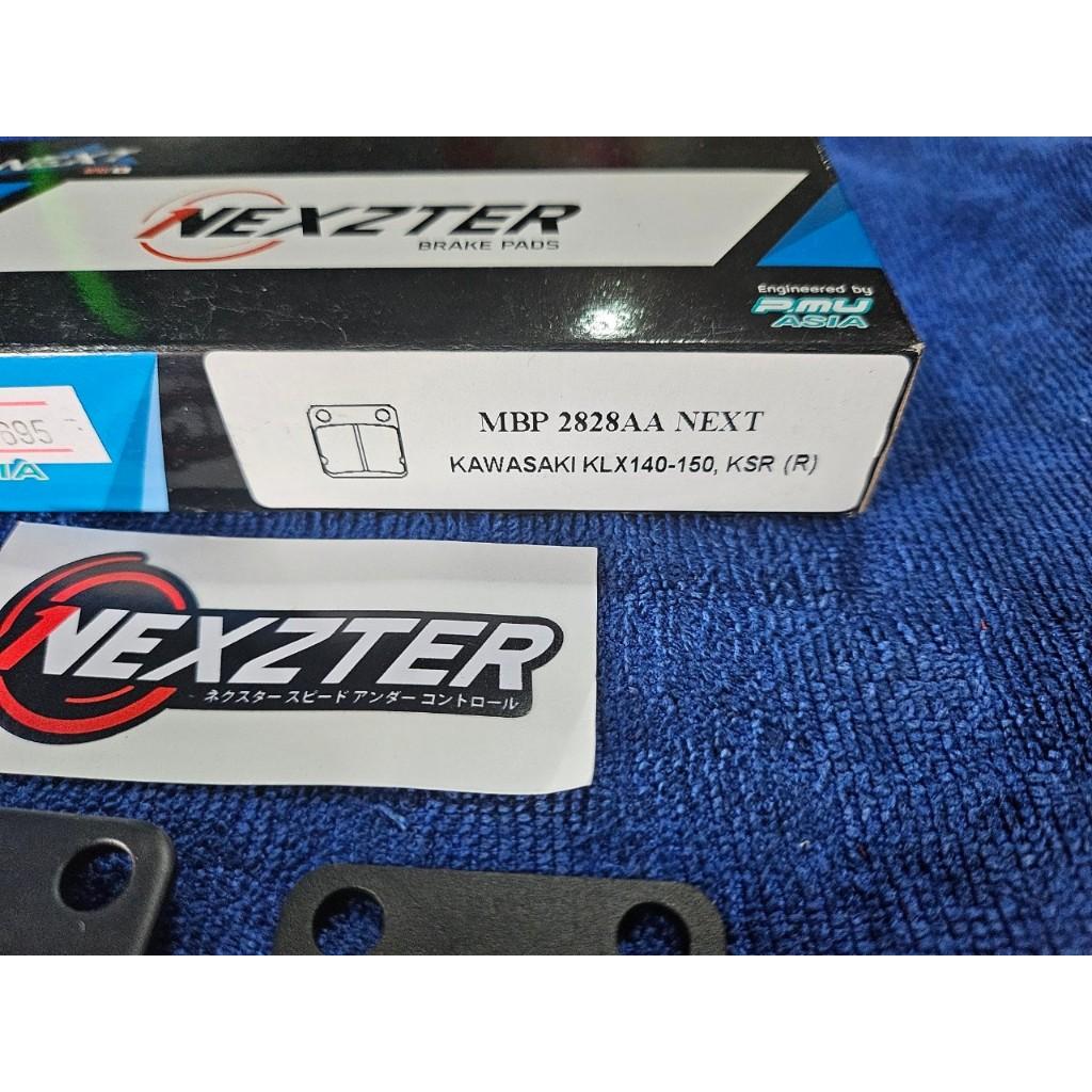 18. ผ้าเบรคหลัง NEXZTER 2828AA สำหรับรถรุ่น KLX 140,150, KSR