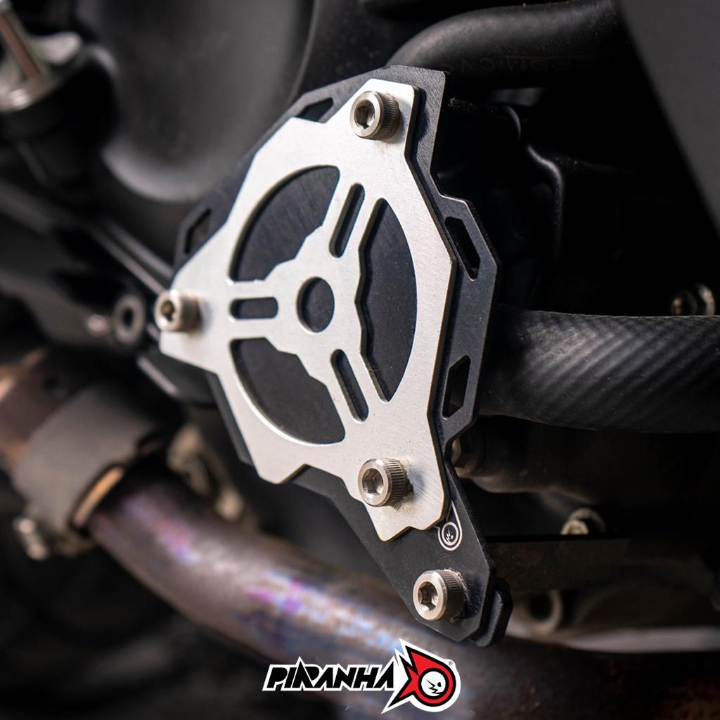 ชุดครอบคอยล์ไฟ + สายดิส + การ์ดปั๊มน้ำ อลูมิเนียม HONDA FORZA-300 G2 / FORZA-350 / ADV-350 PIRANHA แท้ มี 4 สี