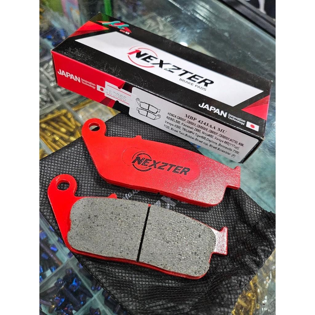 ผ้าเบรค NEXZTER หน้า 4243AA หลัง 6363AA  สำหรับรุ่น ADV350 / Forza350