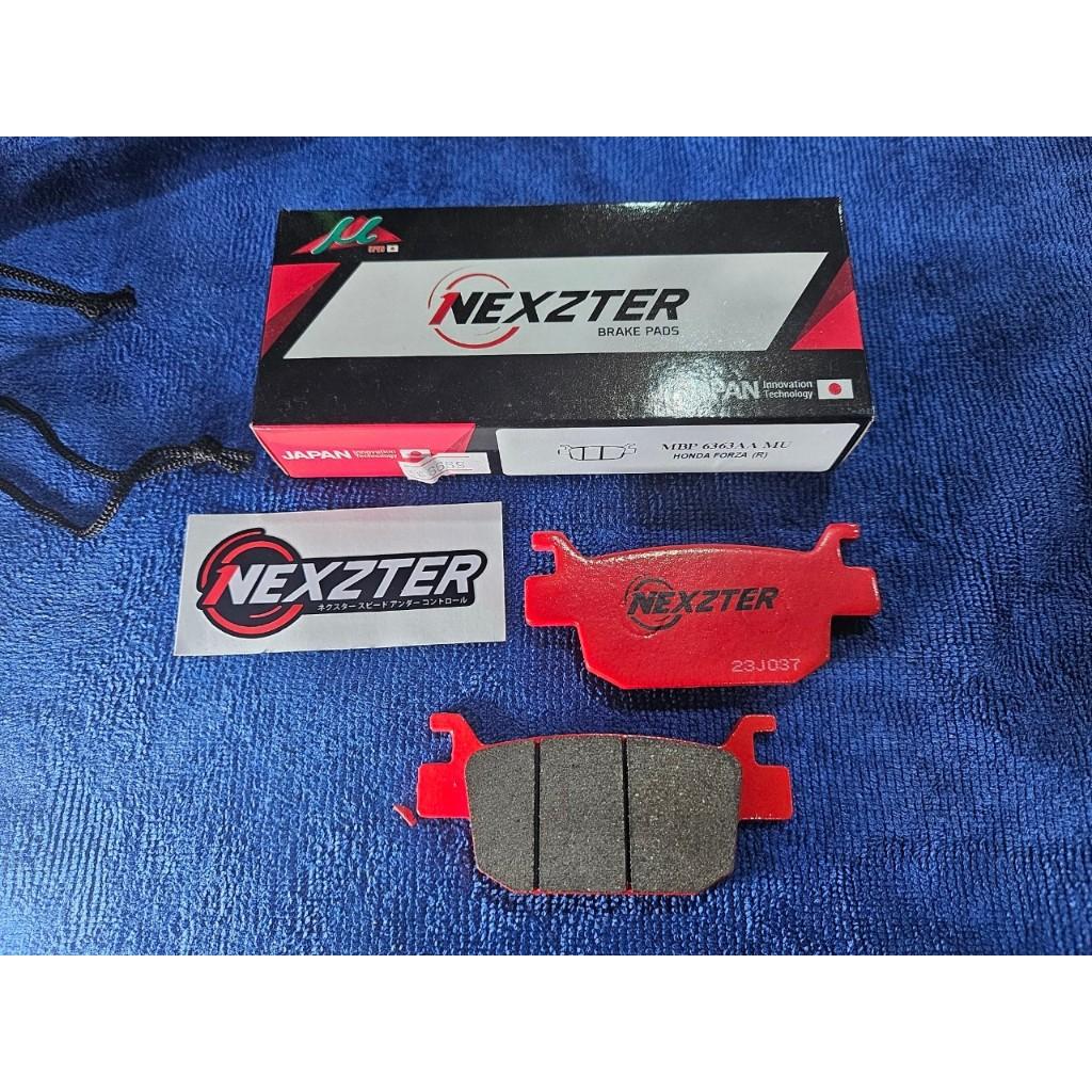 ผ้าเบรค NEXZTER หน้า 4243AA หลัง 6363AA  สำหรับรุ่น ADV350 / Forza350