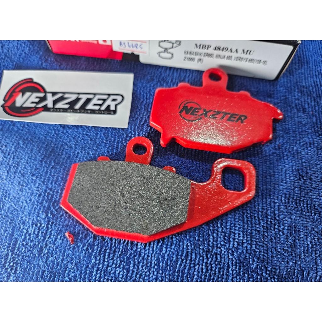 ผ้าเบรคหลัง NEXZTER 4849AA สำหรับรถรุ่นVERSYS 650 09-15,NINJA 1000 11-15,NINJA 650,Z1000 03-15,ZX10R 04-10