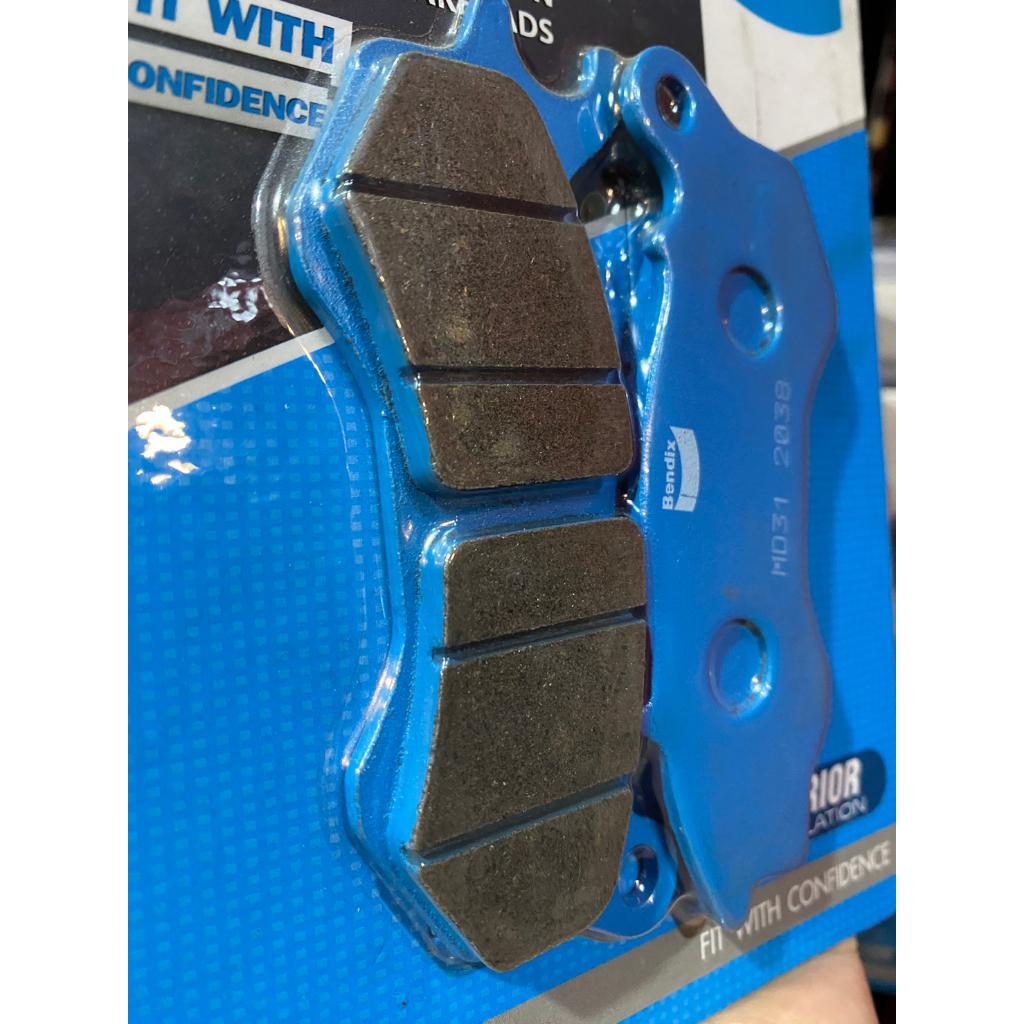 ผ้าเบรคหน้า BENDIX MD31 ใส่รถรุ่น PCX150 (2012-2017)/ Zoomer-X 2014 (abs) / New Scoopy i (abs)