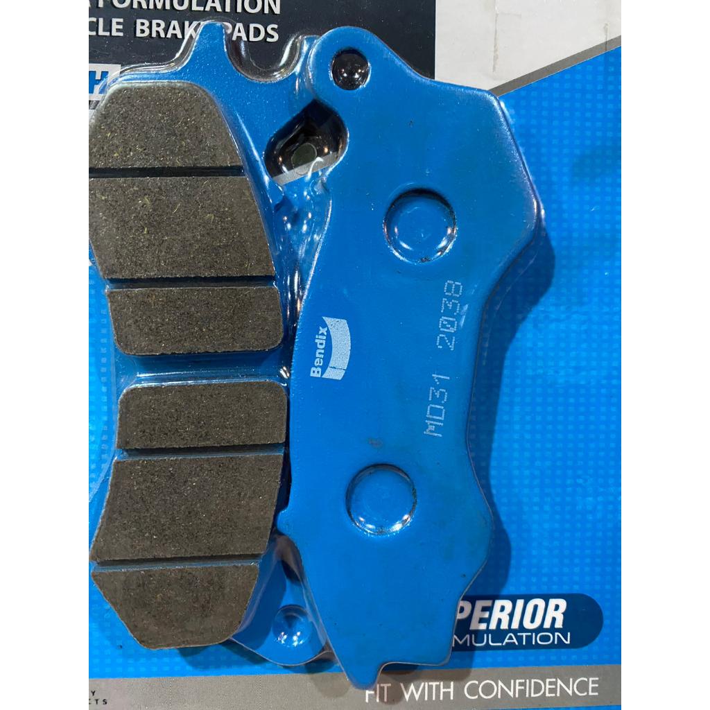ผ้าเบรคหน้า BENDIX MD31 ใส่รถรุ่น PCX150 (2012-2017)/ Zoomer-X 2014 (abs) / New Scoopy i (abs)