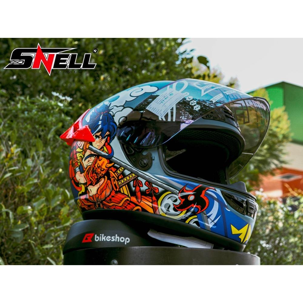 หมวกกันน็อค SNELL RYUKI เต็มใบ มีหลายลาย ขนาดฟรีไซส์ ใส่ได้ทั้งหญิงและชาย