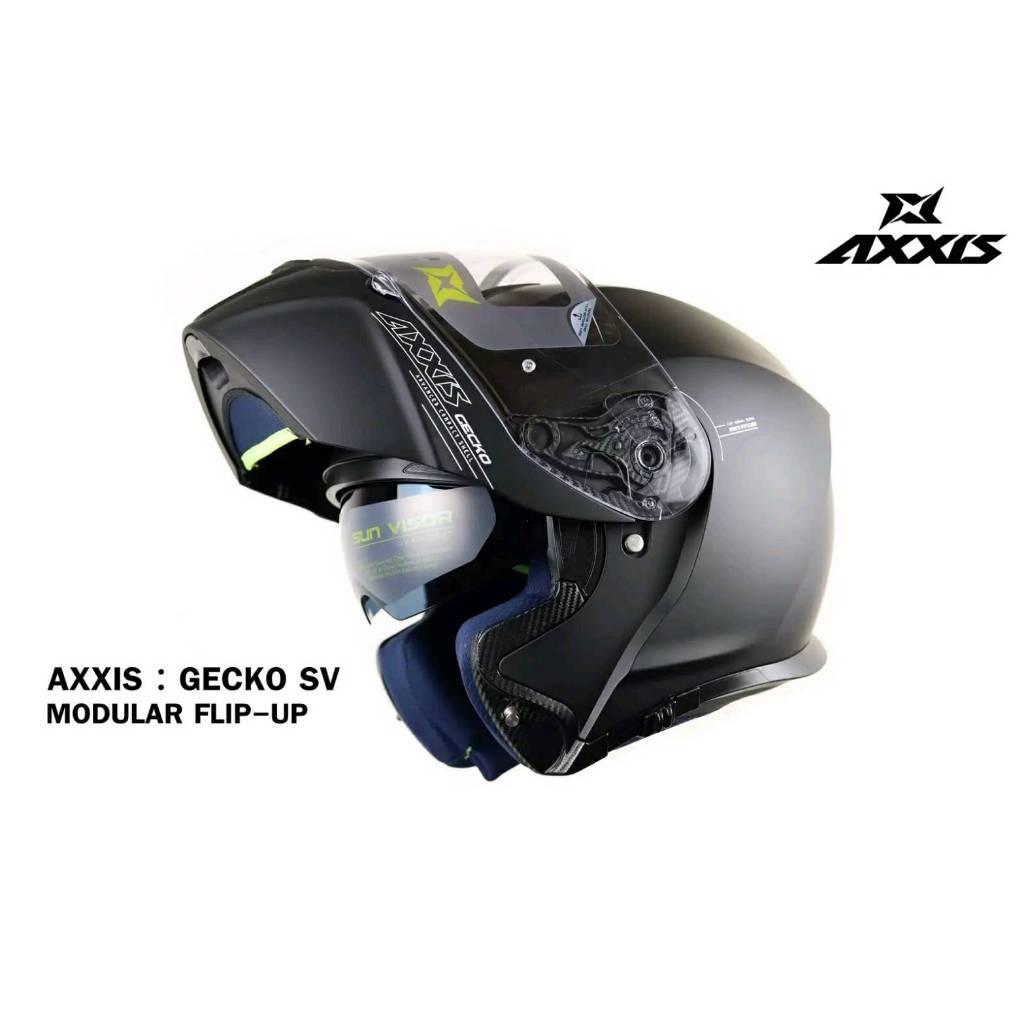 💥ใหม่หมวกเต็มใบเปิดคาง AXXIS GECKO SV มอก ECE22.05 นำเข้าจากสเปน
