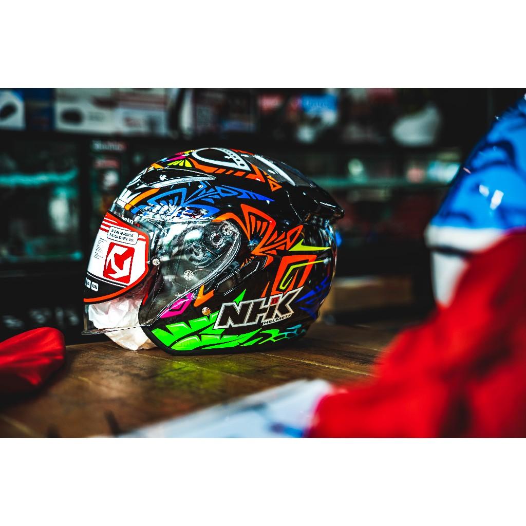หมวกกันน็อค ครึ่งใบ NHK Helmets รุ่น R1 : Remy Gardner #87 🏁