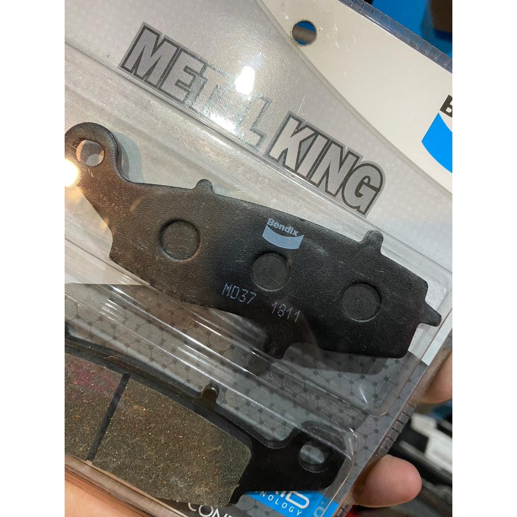20.ผ้าเบรคหน้า ข้างขวา Bendix MD37 ใส่รถรุ่น NINJA 650 / ER6N / VERSYS 650 (y09-14) / GSX-S750